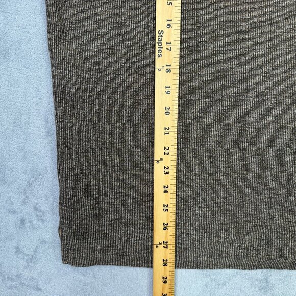 Orvis Simoom Quarter 1/4 Zip Sweatshirt Mens M Brown Leather Elbow Mock Neck - Picture 10 of 12